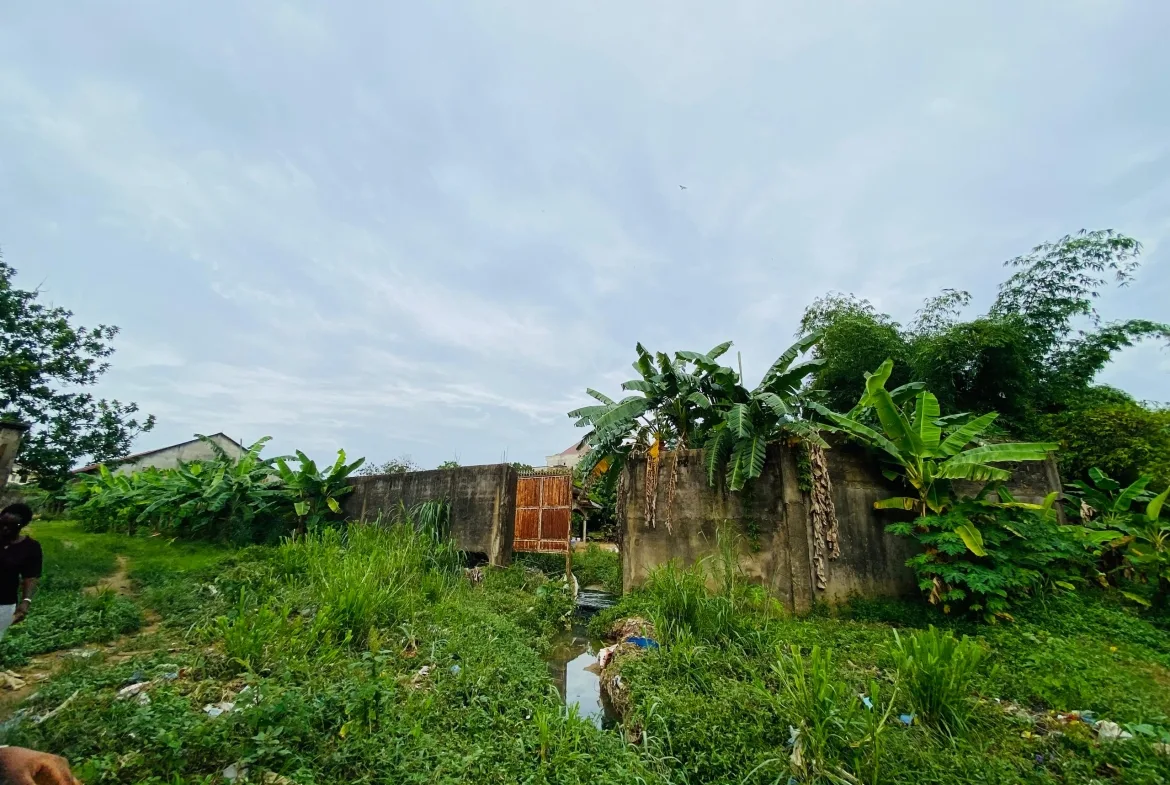 GROSSE OPPORTUNITE D’ACHAT A LOGBESSOU‼️DEVENEZ PROPRIETAIRE DE CE TERRAIN DE 14000m² AVEC ENTREPOT BATI